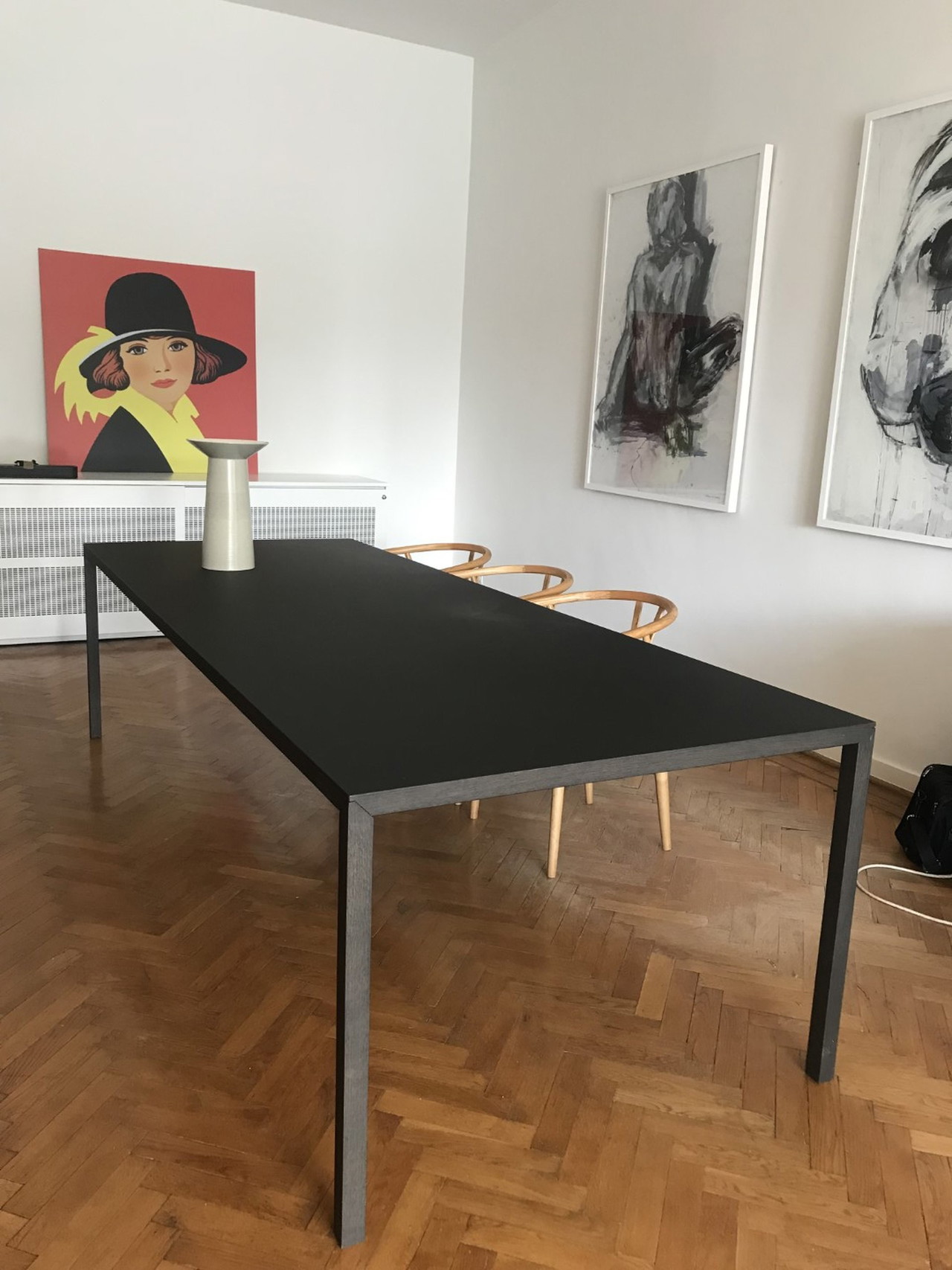 Tavolo Arco Slim plus Nero Indigo