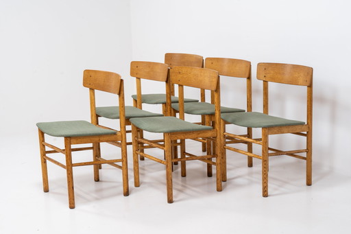 Set of 6 Model 250 chairs from Farstrup