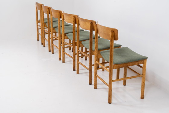 Image 1 of Set of 6 Model 250 chairs from Farstrup