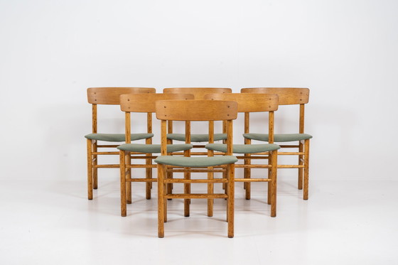 Image 1 of Set of 6 Model 250 chairs from Farstrup