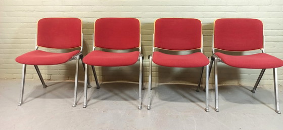 Image 1 of 4x Vintage eetkamerstoel