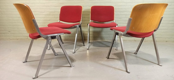 Image 1 of 4x Vintage eetkamerstoel