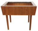 Vintage plantenbak met tegeltjes
