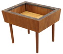 Vintage plantenbak met tegeltjes