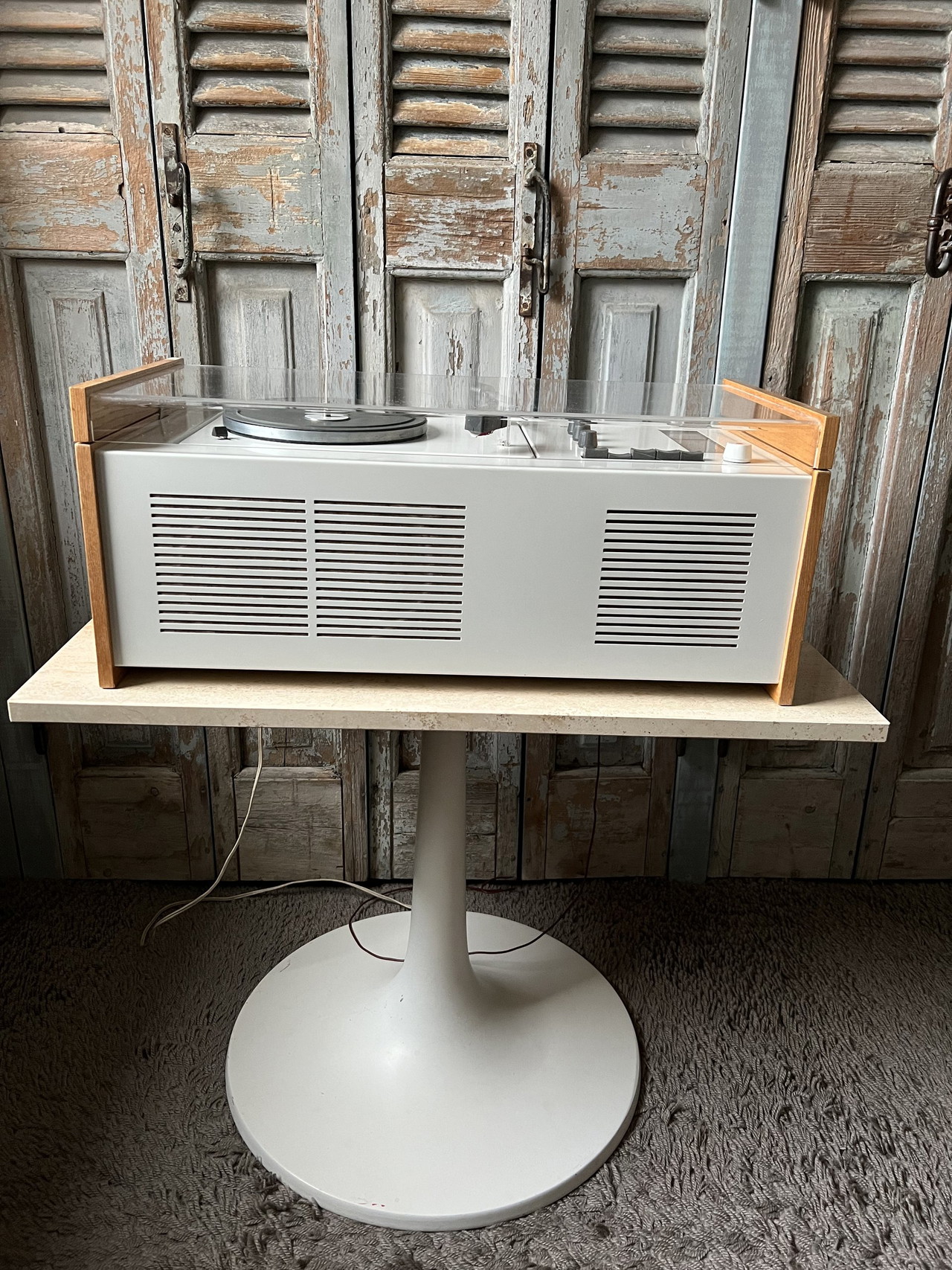 Platine Vinyle Braun SK55 – Blanche – Occasion – Matériel Hifi Vintage