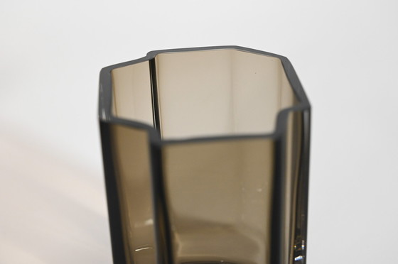 Image 1 of Lousie Roe Funki Light Asymmetric Smoke vase