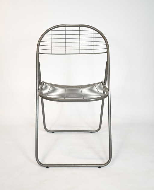 Ikea - folding chair - wire chair - design Niels Gammelgaard - 80's