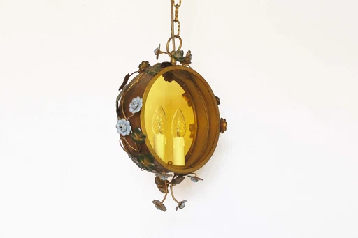 Lampe pendante dorée Florentine