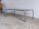 Table basse avec verre fumé