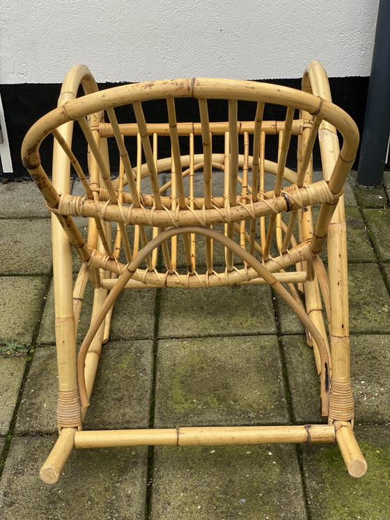 Image 1 of Vintage Rattan Rocking Chair