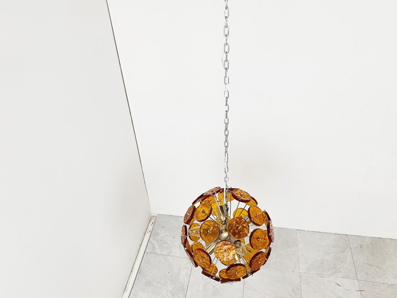 Image 1 of Mid century murano glass sputnik chandelier, 1960s