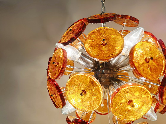 Image 1 of Mid century murano glass sputnik chandelier, 1960s