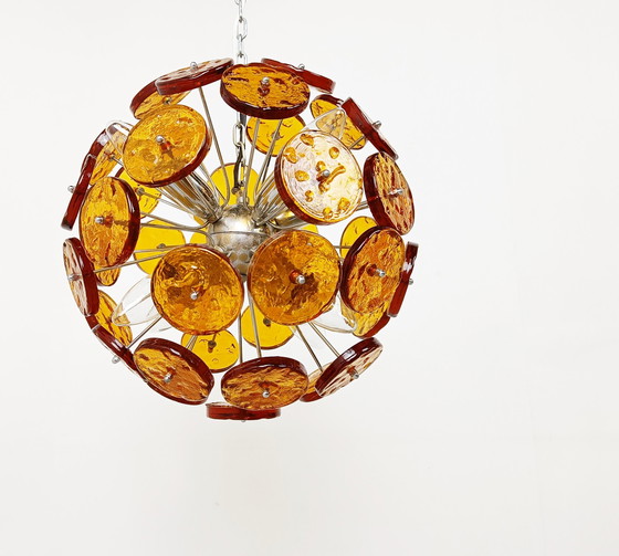 Image 1 of Mid century murano glass sputnik chandelier, 1960s