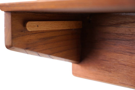 Image 1 of Danish vintage teak wall shelf by Gunni for Omann Jun, 1960s