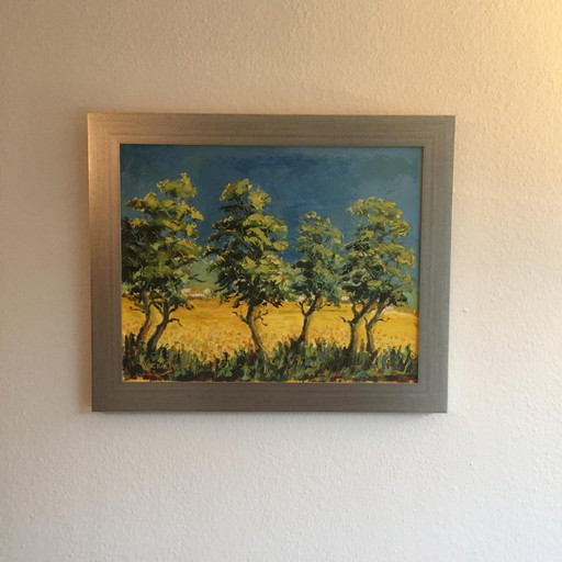 Zomer, Jack Janssen – schilderijen tekeningen, Canvas, Modern