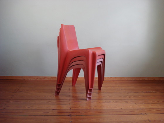 Image 1 of 4x Helmut Bätzner for Bofinger chair