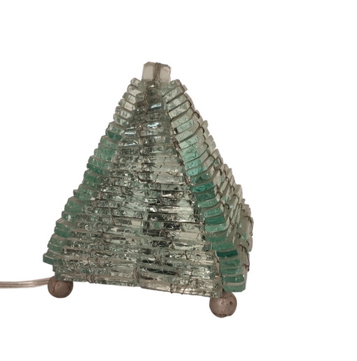 2 x Lampe pyramidale vintage