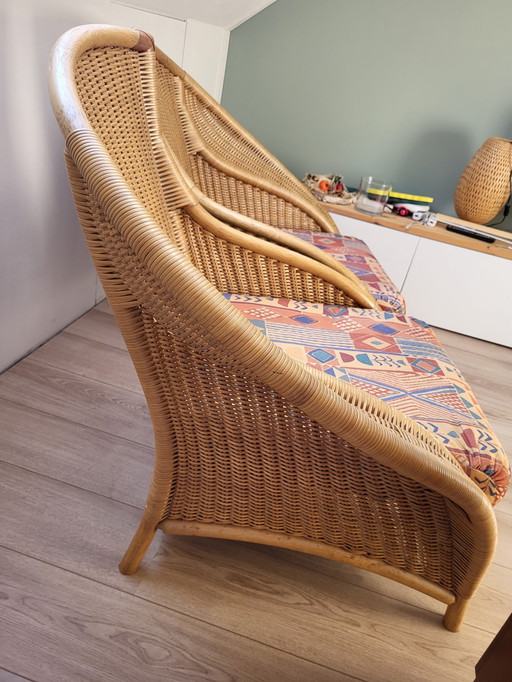 2x Flechtwerk Schutz rattan chairs