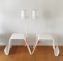 2 x side table with lighting