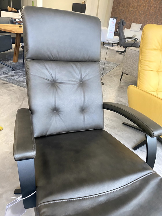 Image 1 of Fischer Design fauteuil de relaxation gris-brun