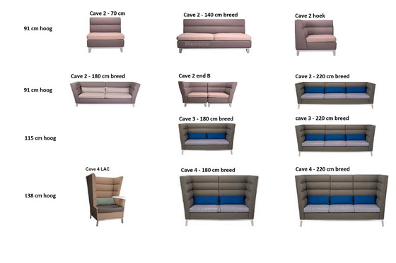 Image 1 of 2 Satellite Cave 4 180 B Acoustic Benches