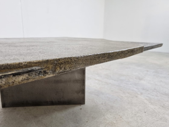 Image 1 of Table basse brutaliste Pia Manu