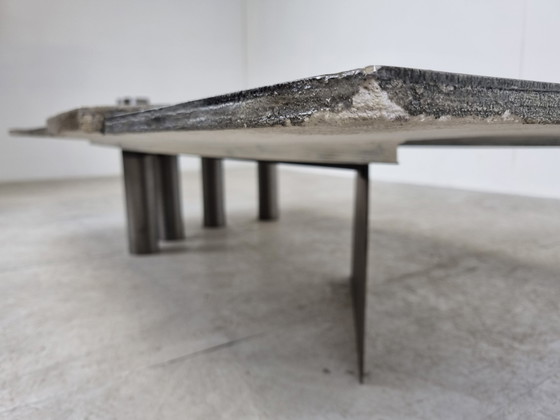 Image 1 of Table basse brutaliste Pia Manu