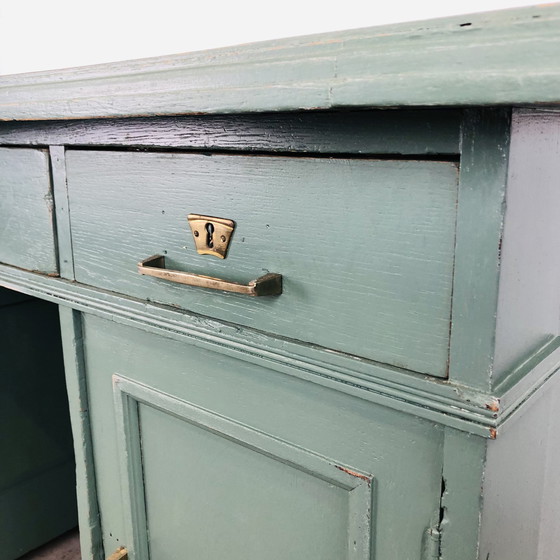 Image 1 of Vintage desk green