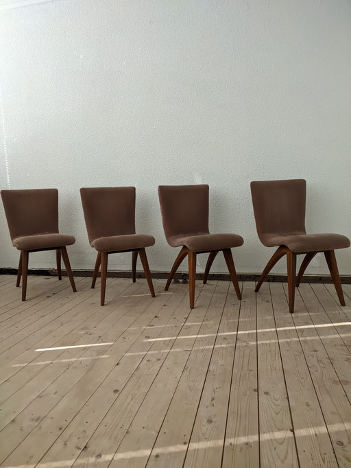 4x C.J. van Os Culemborg chairs