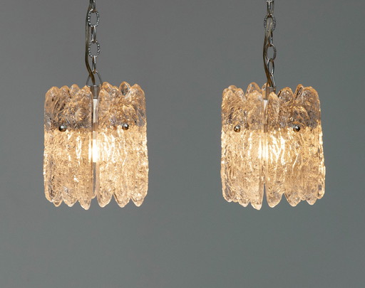 2x Orrefors Carl Fagerlund Pendant lamps