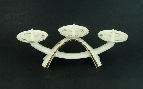 Image 1 of Porte-bougies en porcelaine alka-kunst décor bavarois 'peking'