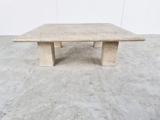 Up&Up travertine coffee table