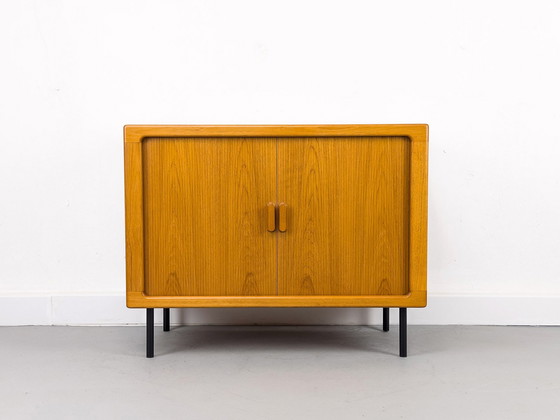 Image 1 of Danish teak Sideboard with tambour doors from CFC Silkeborg, 1980s