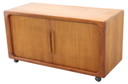 Buffet à roulettes Dyrlund 'Addit' vintage midcentury