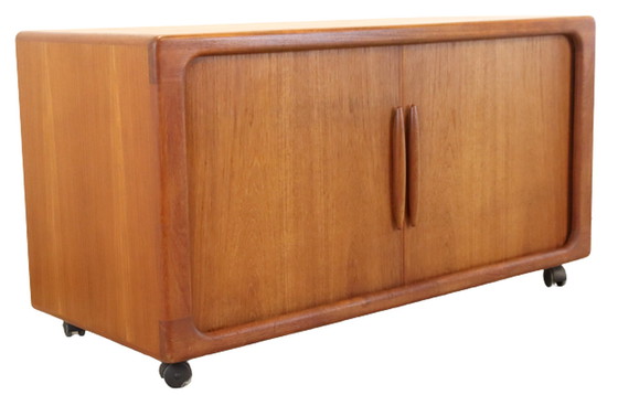 Image 1 of Dyrlund sideboard on wheels 'Addit' vintage midcentury