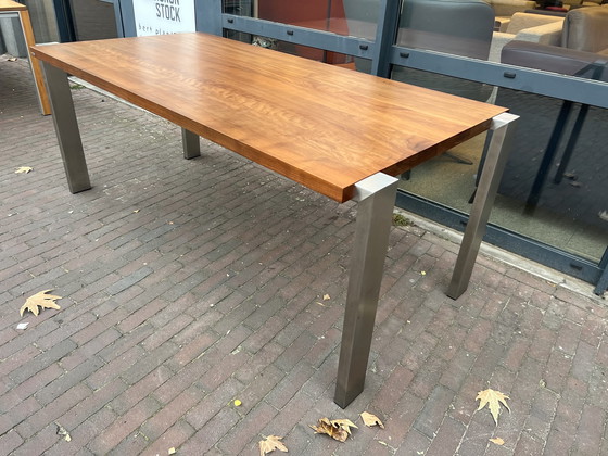 Image 1 of Bert plantagie Rocky Tavolo da pranzo in legno di noce