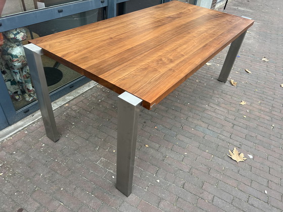 Image 1 of Bert plantagie Rocky Tavolo da pranzo in legno di noce