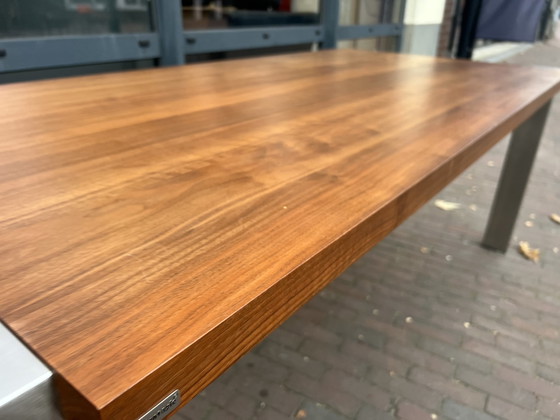 Image 1 of Bert plantagie Rocky Tavolo da pranzo in legno di noce