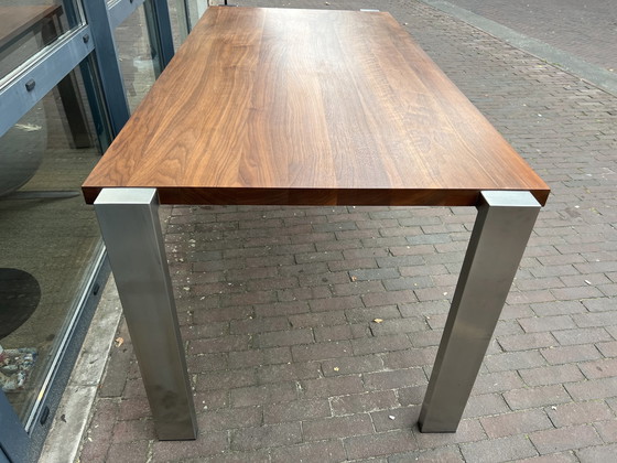 Image 1 of Bert plantagie Rocky Tavolo da pranzo in legno di noce