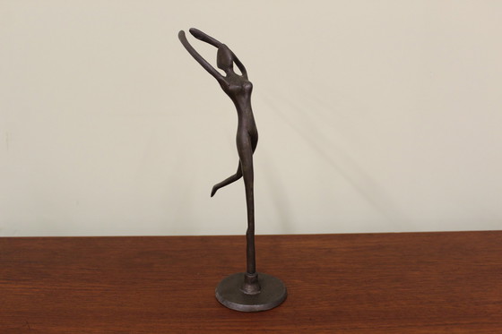 Image 1 of Figurine vintage en bronze ballerine 2/6