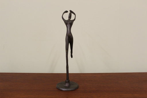 Vintage bronze statuette ballerina 2/6