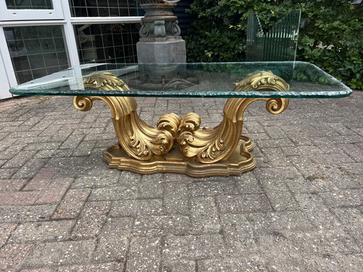 Baroque style coffee table