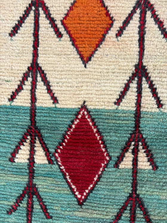 Image 1 of Modern Boho Moroccan Runner Rug