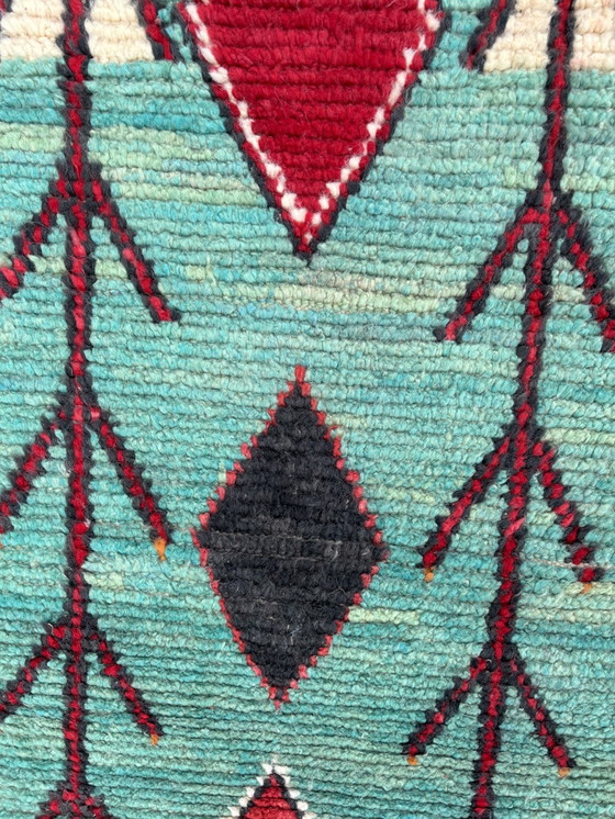 Image 1 of Modern Boho Moroccan Runner Rug