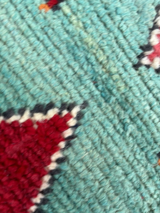 Image 1 of Modern Boho Moroccan Runner Rug