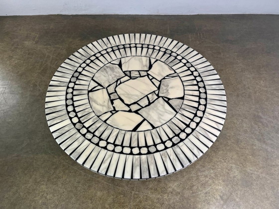 Image 1 of Coffee table Heinz Lilienthal mosaic Marble 1960