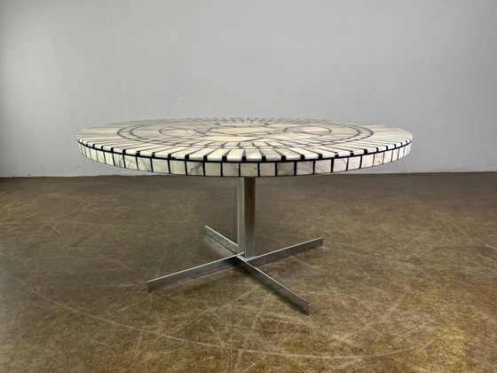 Image 1 of Coffee table Heinz Lilienthal mosaic Marble 1960