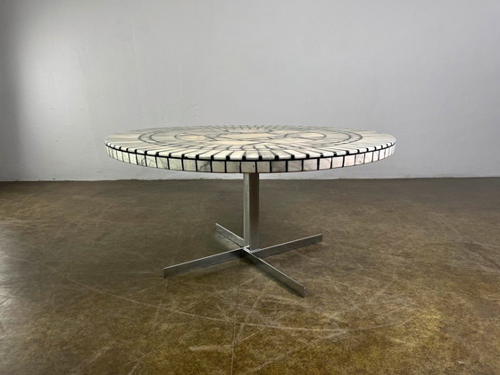 Image 1 of Table basse Heinz Lilienthal Mosaïque Marbre 1960