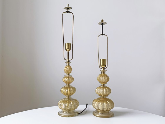 Image 1 of 2x Barovier & Toso Italian design table lamps