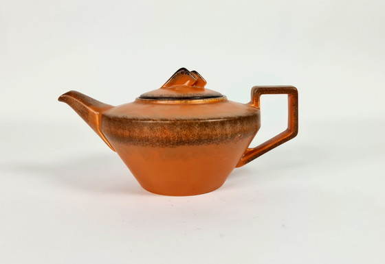 Image 1 of Arnhem Fayence Factory - Bauhaus style - Art Deco l - ceramics - Tea pot - 1920's -